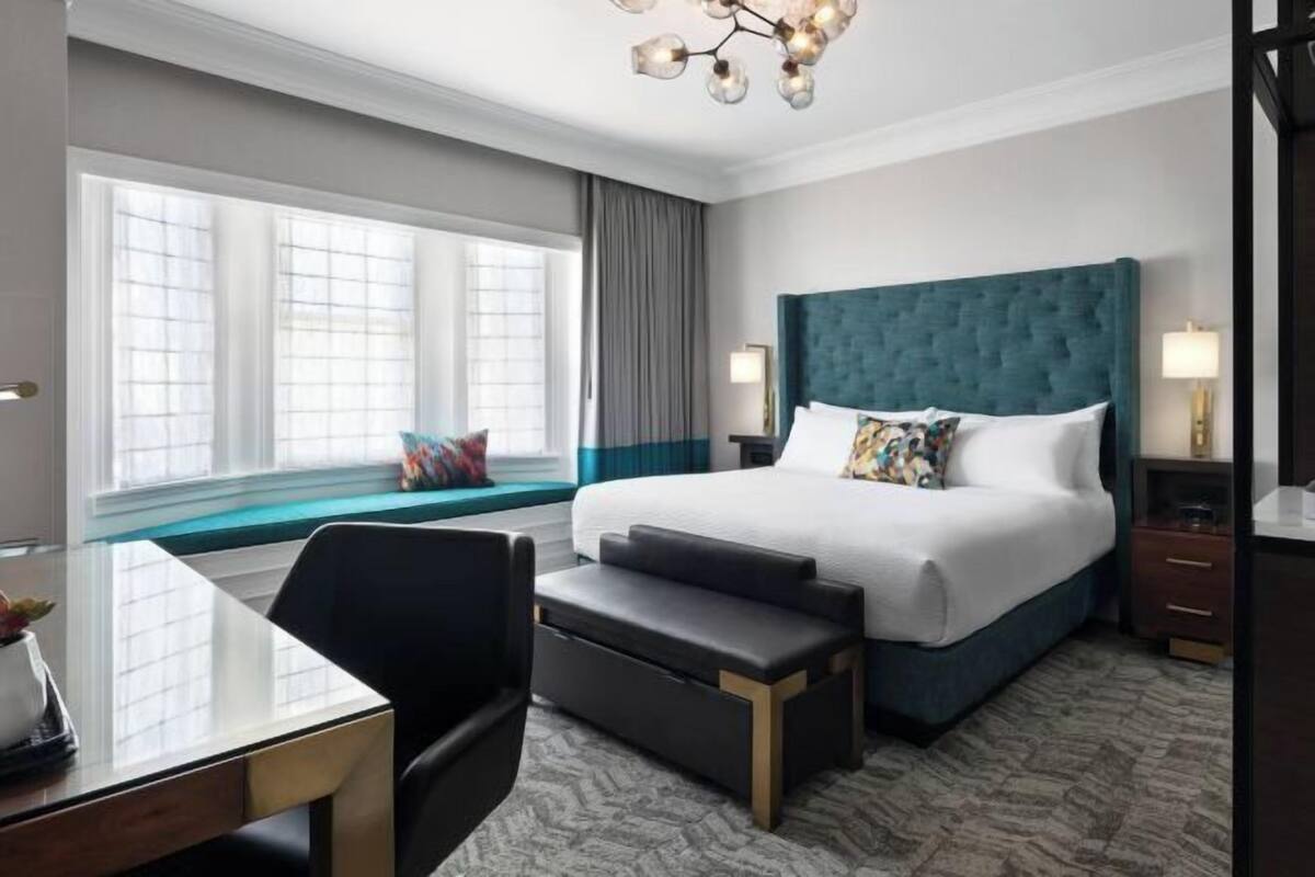 Premium bedding, pillowtop beds, in-room safe, desk