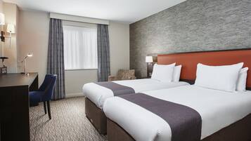 Standard Room, 2 Twin Beds | In-room safe, desk, laptop workspace, iron/ironing board