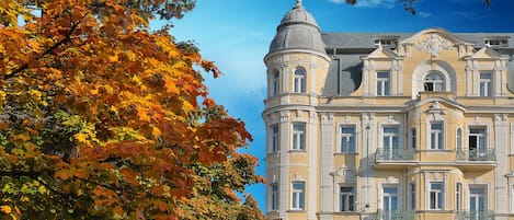 Fassade der Unterkunft