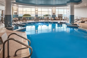 Indoor pool, seasonal outdoor pool