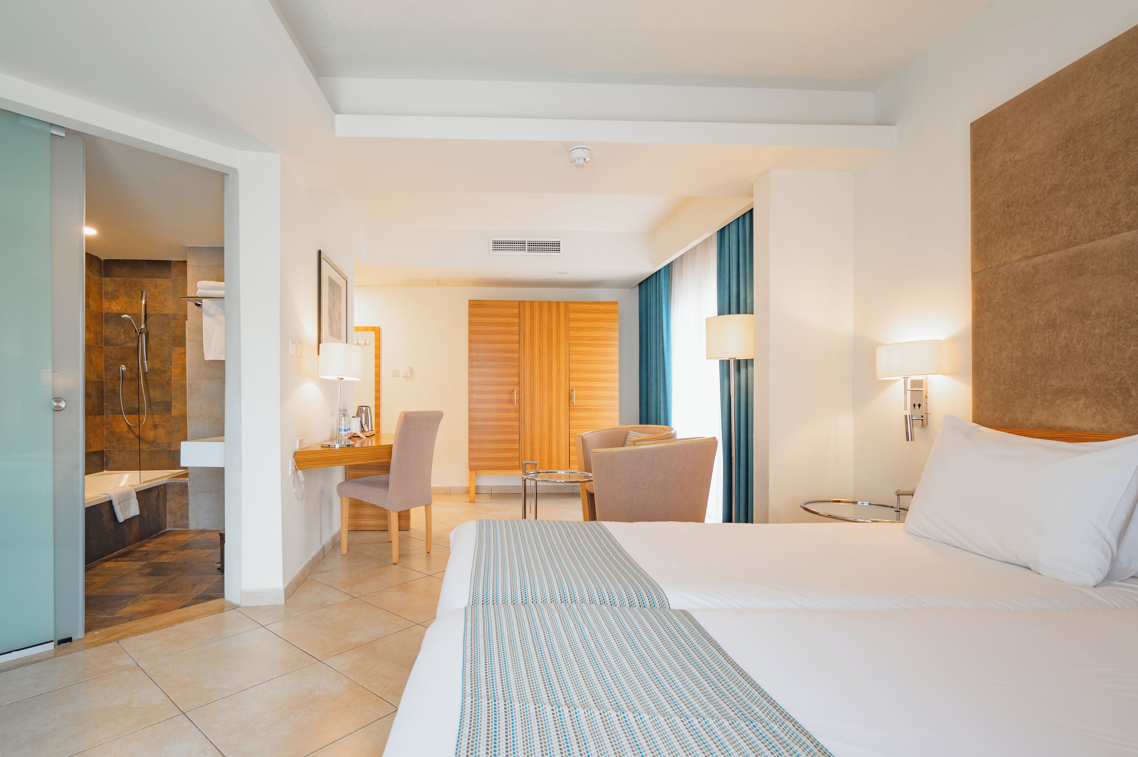 Double or Twin Room, Balcony | Premium bedding, in-room safe, desk, laptop workspace