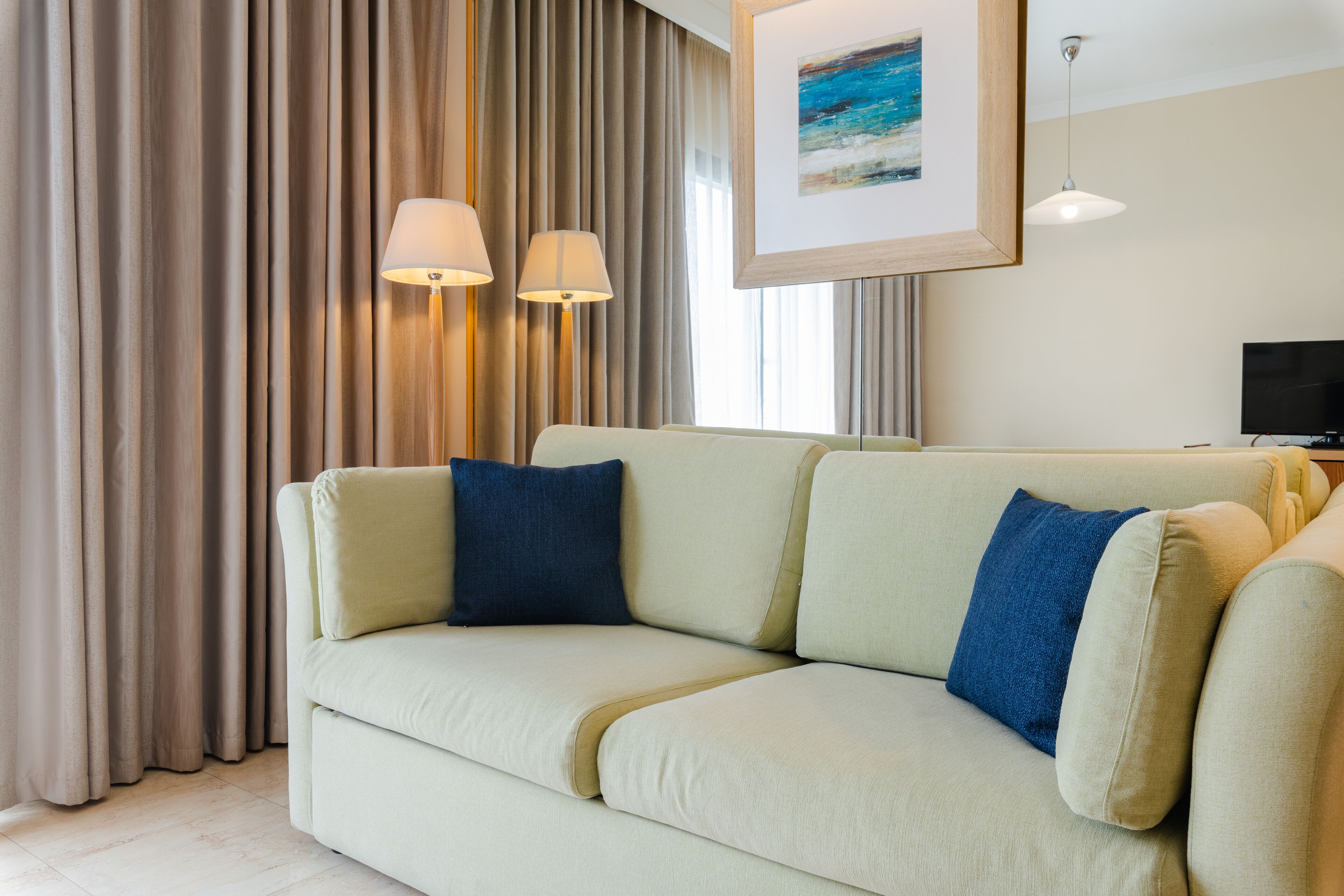 junior suite (family) | living area | 32-inch led tv with satellite channels, tv