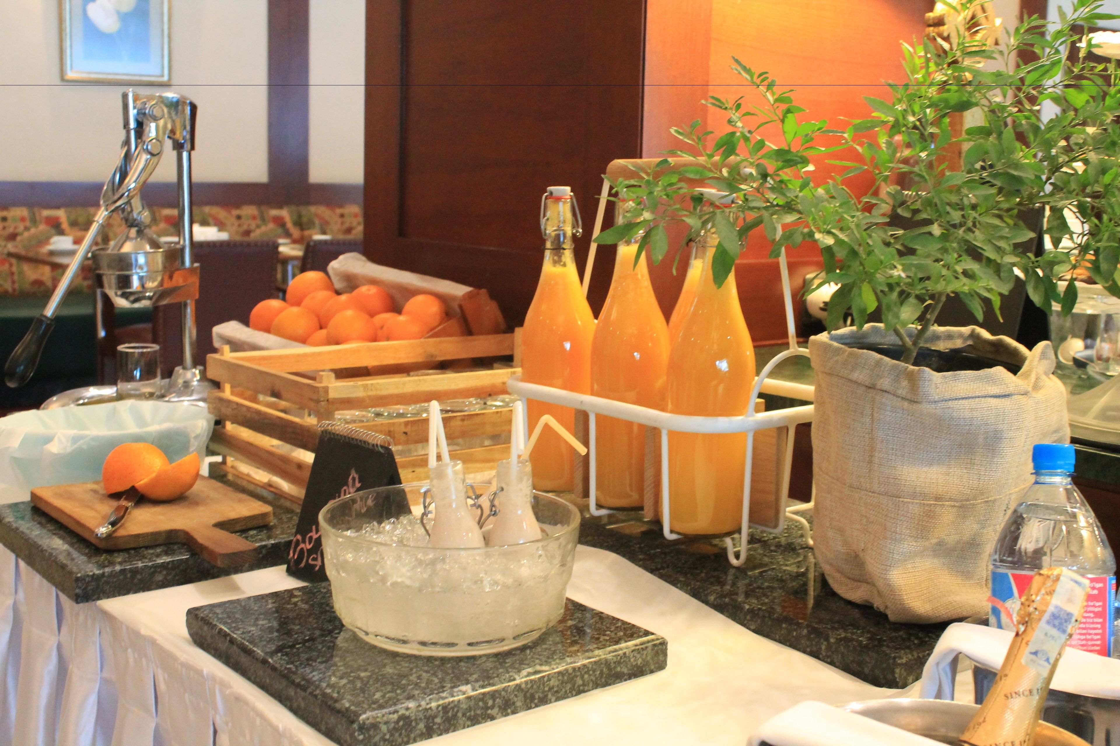 daily buffet breakfast (uzs 160000 per person)