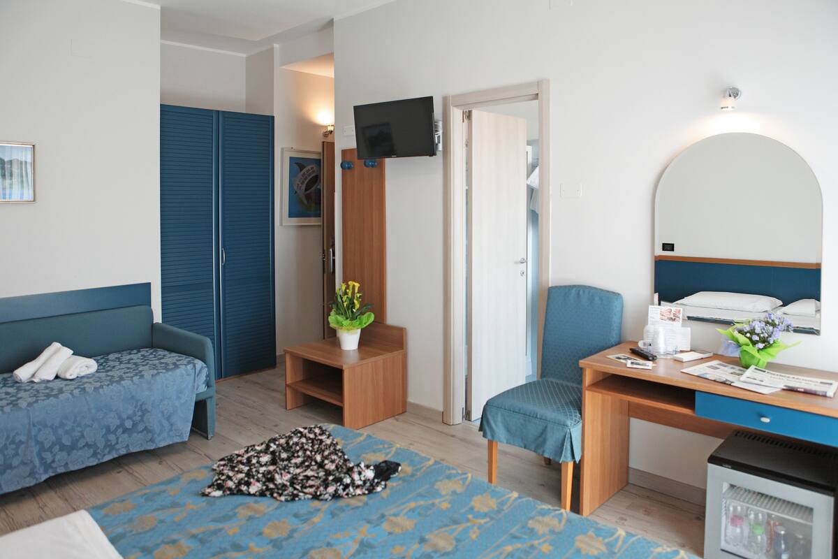 Triple Room | Select Comfort beds, minibar, in-room safe, desk