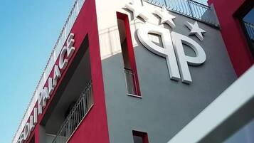 Fassade der Unterkunft