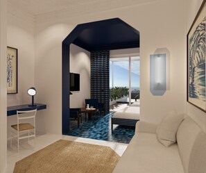Suite | 1 habitación, minibar, caja de seguridad en la habitación y escritorio 