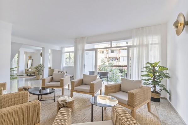 Sala de estar en el lobby