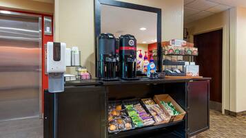 Free daily on-the-go breakfast