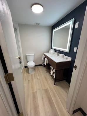 Kostenlose Toilettenartikel, Haartrockner, Handtücher
