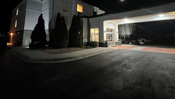 Front of property – evening/night