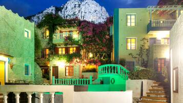 Front of property - evening/night