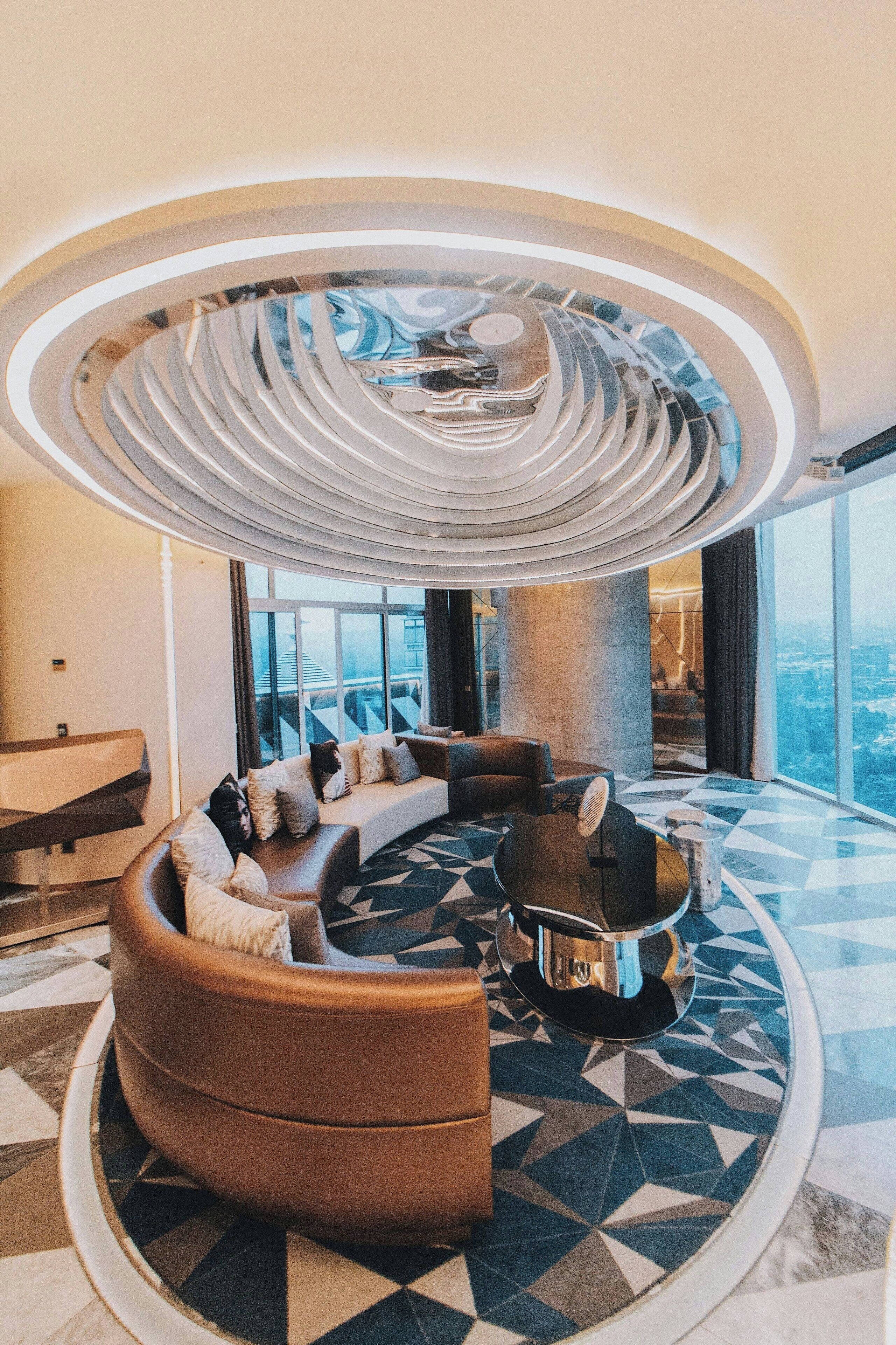 penthouse, 1 king bed, non smoking, city view | premium bedding, pillow-top beds, minibar, in-room safe