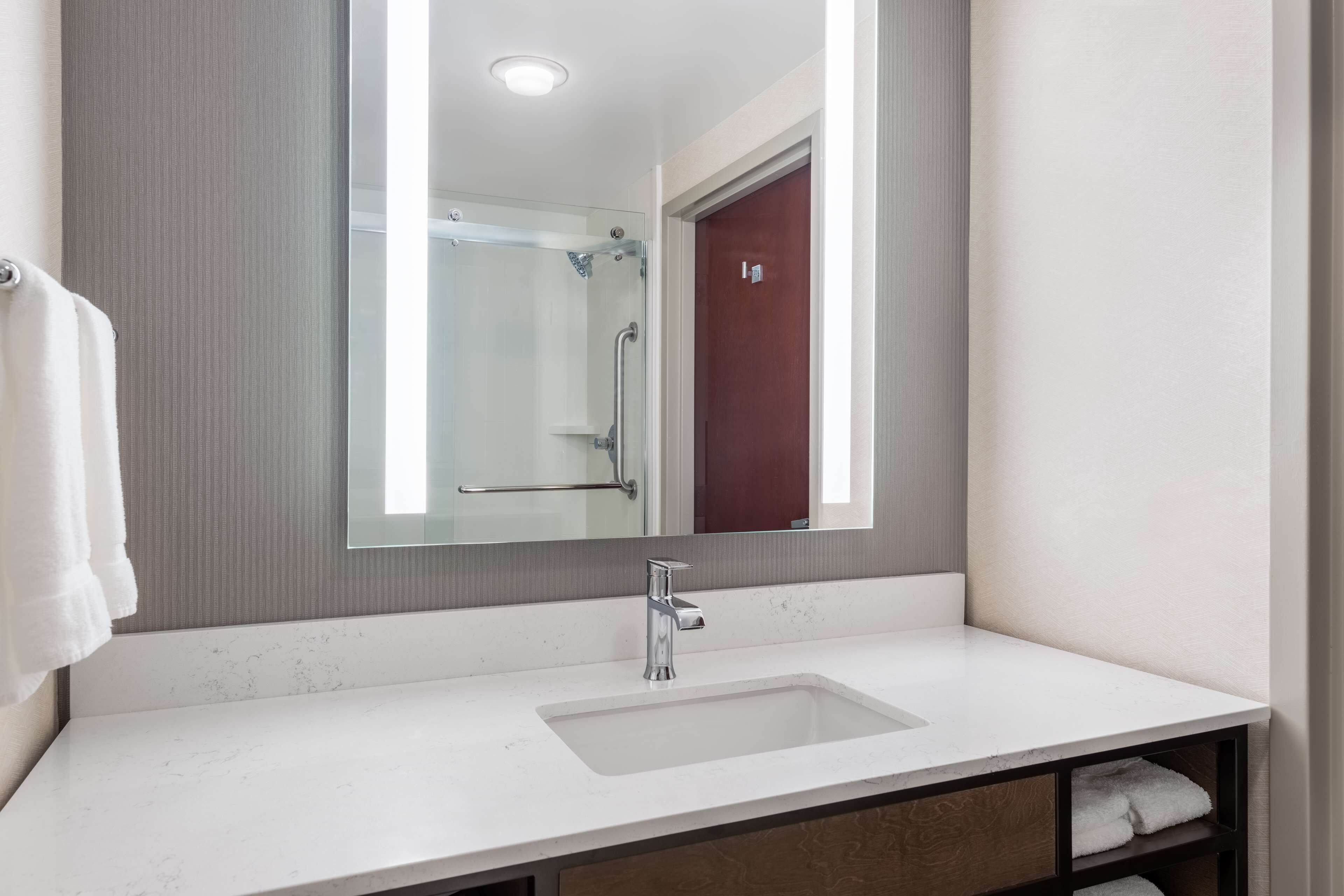 free toiletries, hair dryer, towels, soap