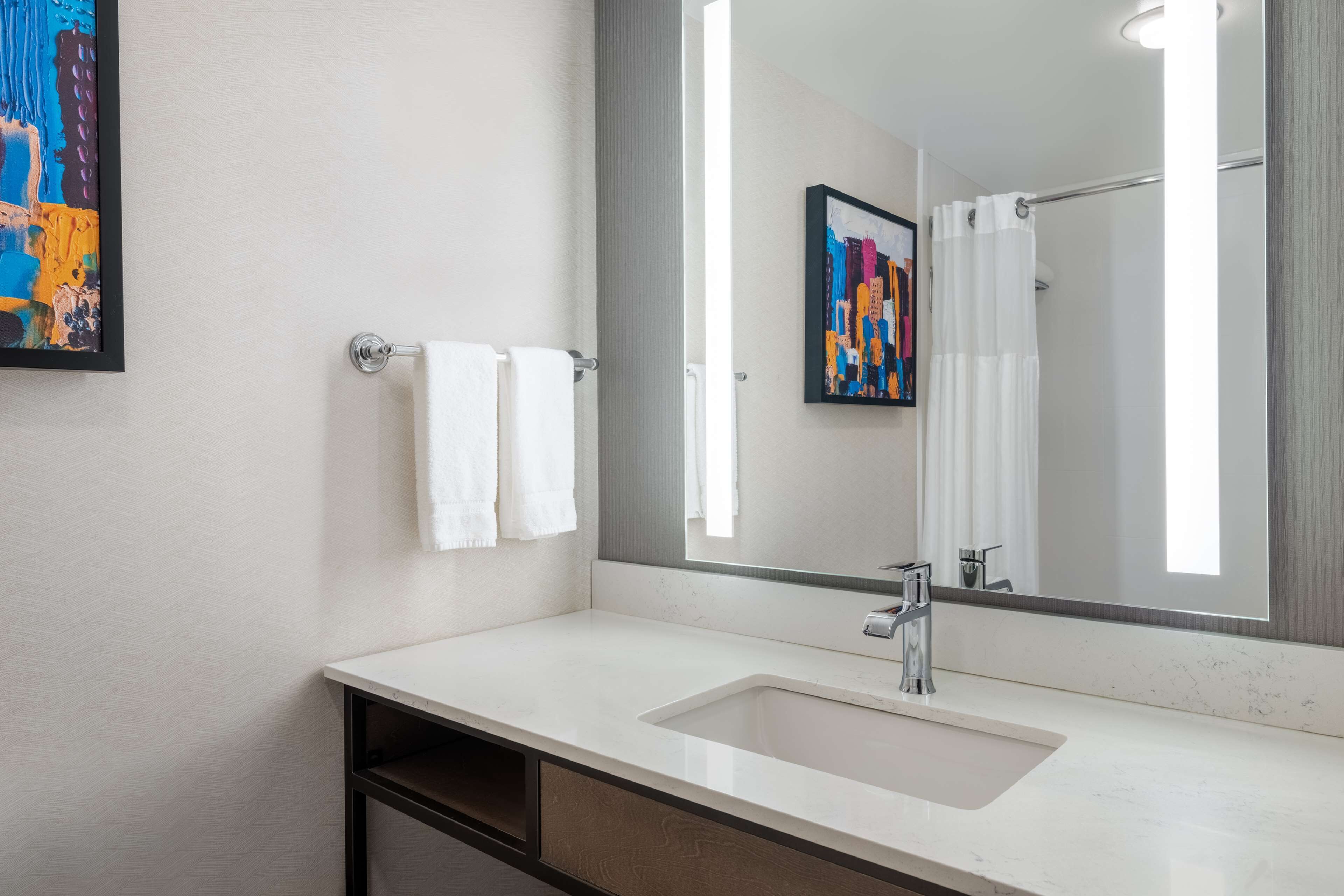 free toiletries, hair dryer, towels, soap