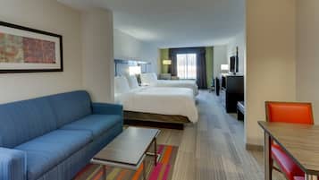 In-room safe, desk, iron/ironing board, free cribs/infant beds