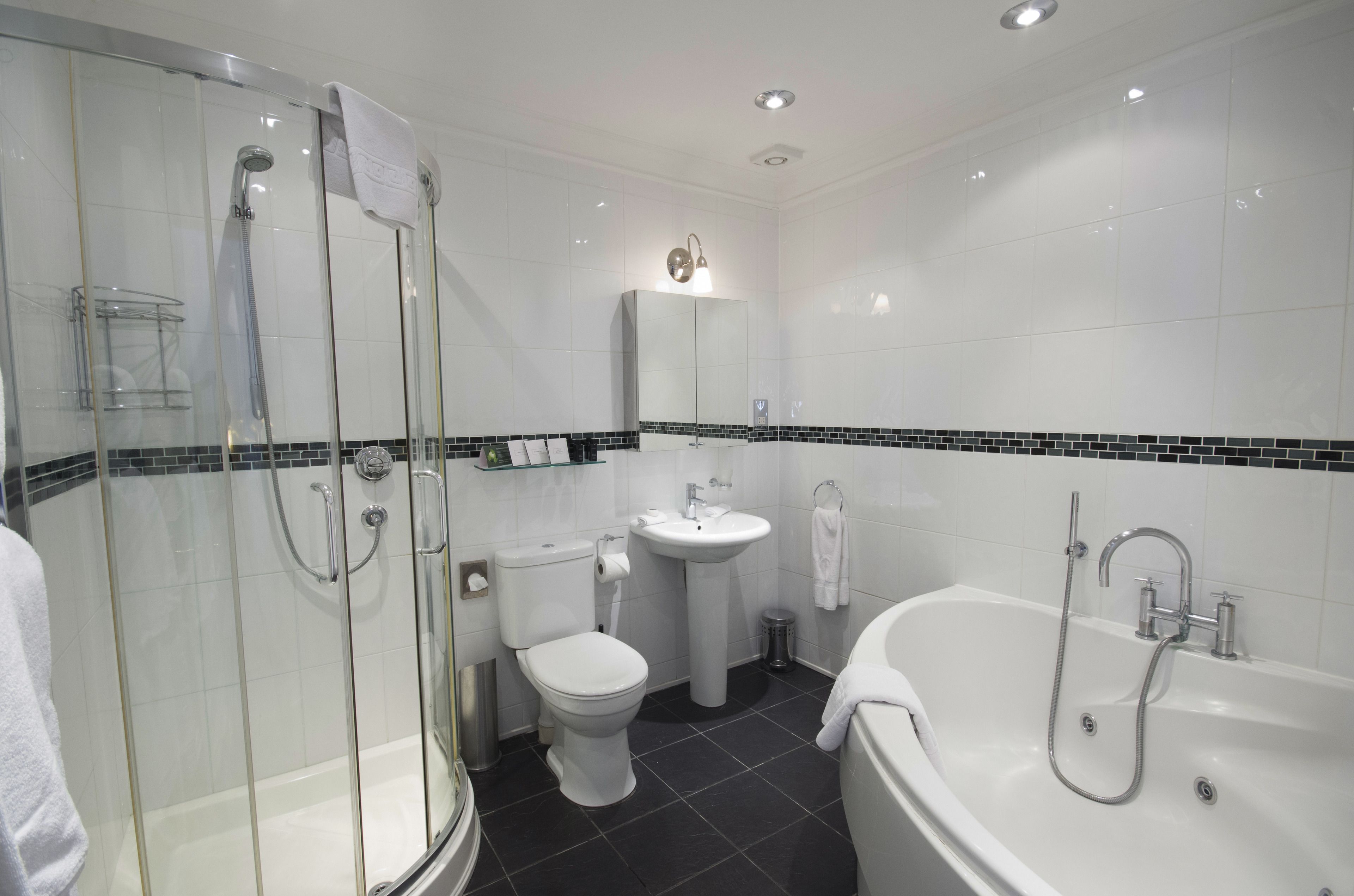 free toiletries, hair dryer, dressing gowns, slippers