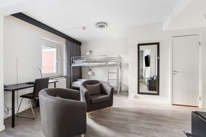 Standard Room, Multiple Beds, Non Smoking (1 extra Single bed) | Minibar, in-room safe, desk, iron/ironing board