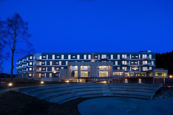 Front of property - evening/night