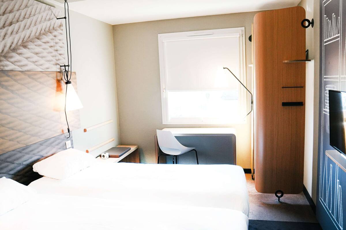 Chambre Standard, 2 lits jumeaux | Literie de qualité, bureau, système d’insonorisation