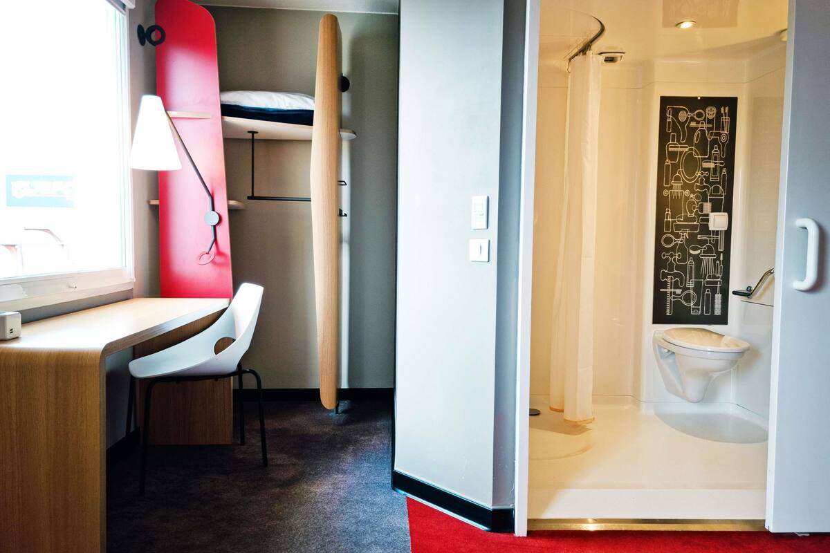 premium bedding, desk, soundproofing, iron/ironing board