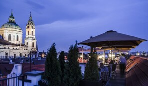 Blick von der Unterkunft