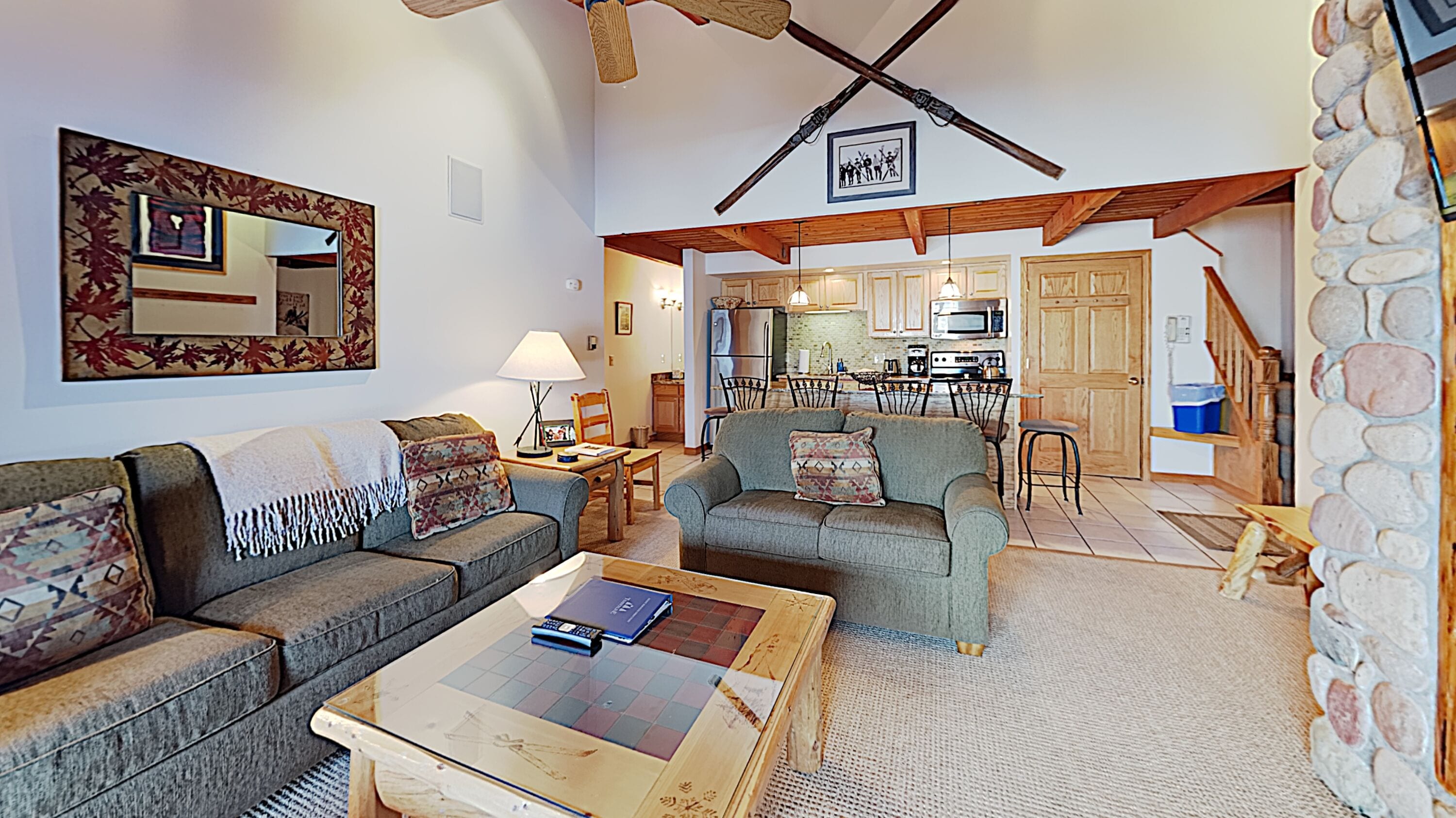 Deluxe One Bedroom plus Loft ~ C3B | Living room | Flat-screen TV, DVD player