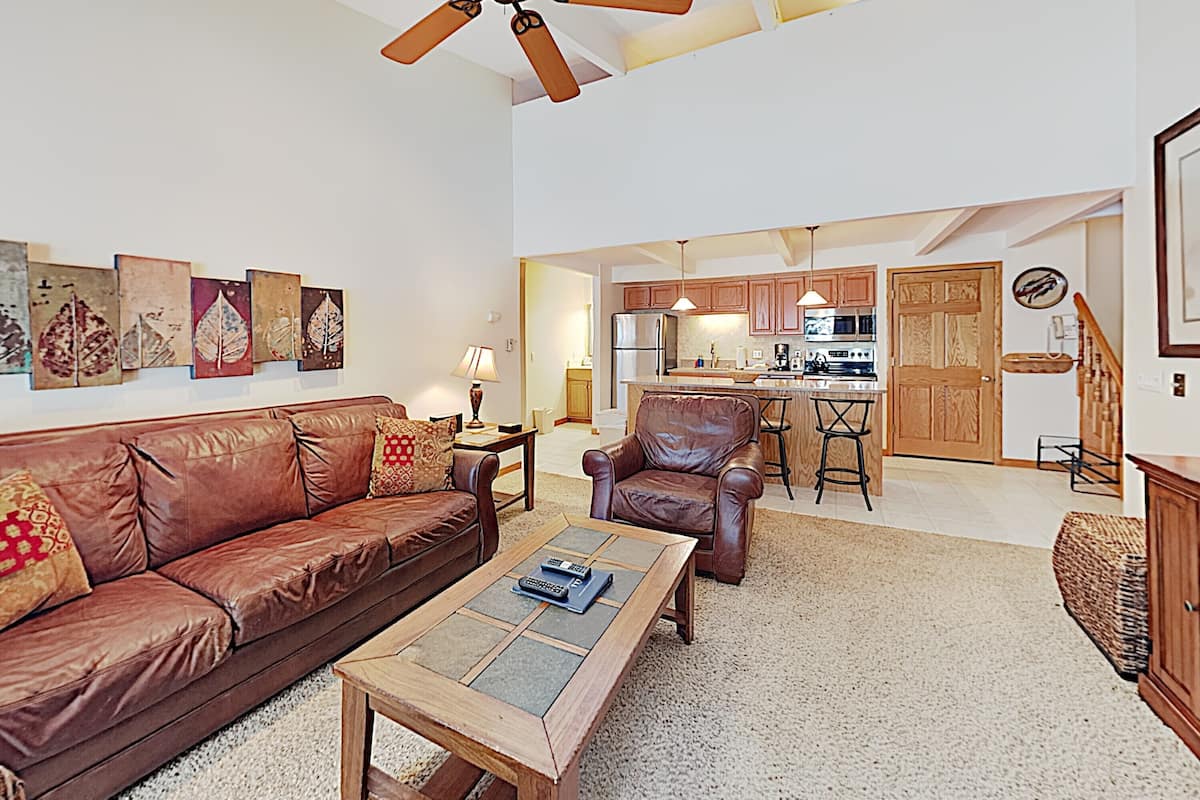 Standard One Bedroom plus Loft ~ B3F | Living room | Flat-screen TV, DVD player