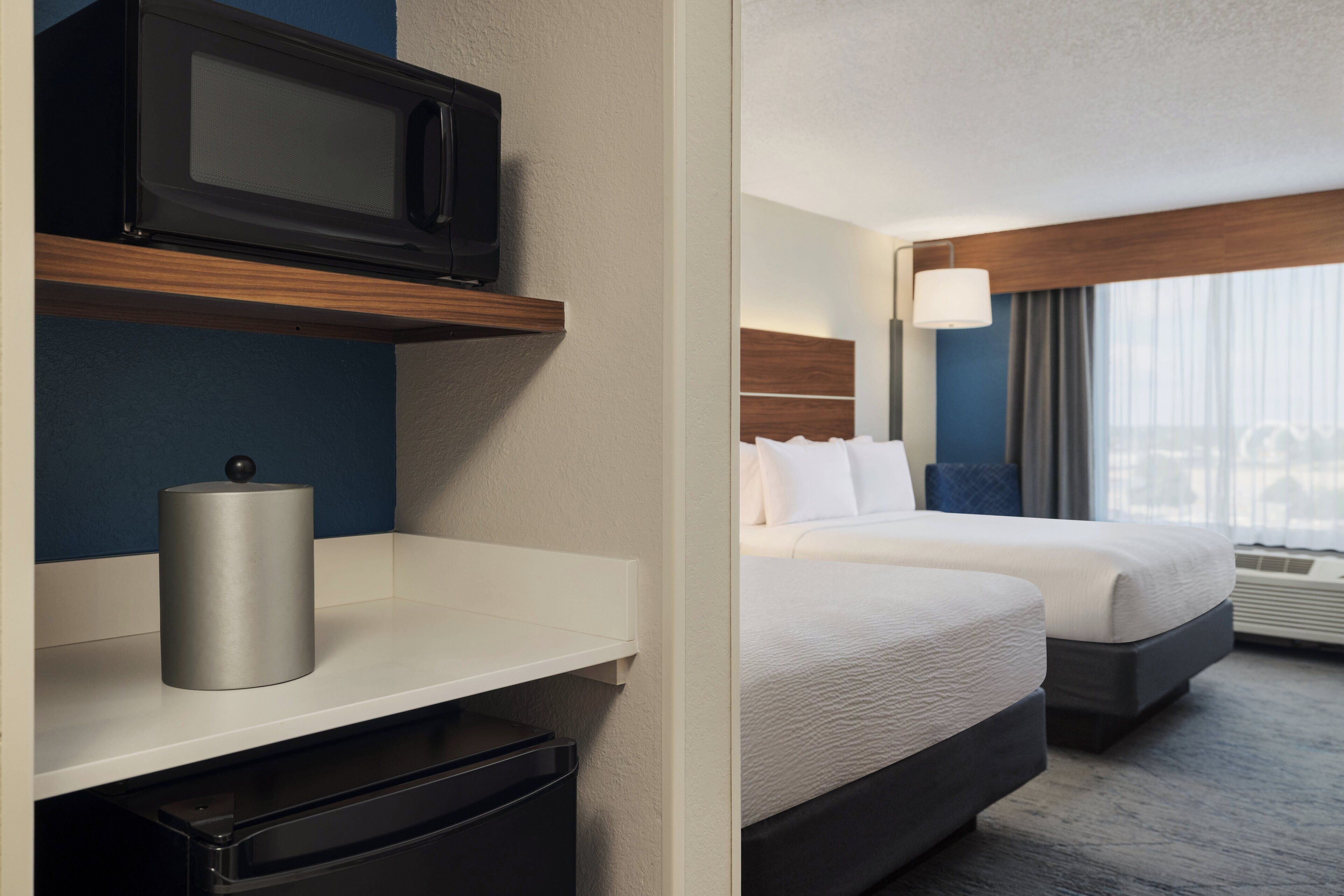 In-room safe, desk, blackout drapes, iron/ironing board