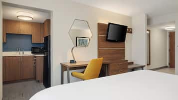 In-room safe, desk, blackout curtains, iron/ironing board