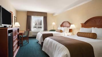 Room, 2 Queen Beds, Non Smoking (Not Pet Friendly) | In-room safe, desk, blackout drapes, iron/ironing board