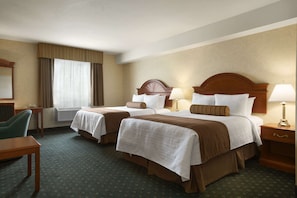 Deluxe Studio Suite, 2 Queen Beds, Non Smoking (Not Pet Friendly) | In-room safe, desk, blackout drapes, iron/ironing board