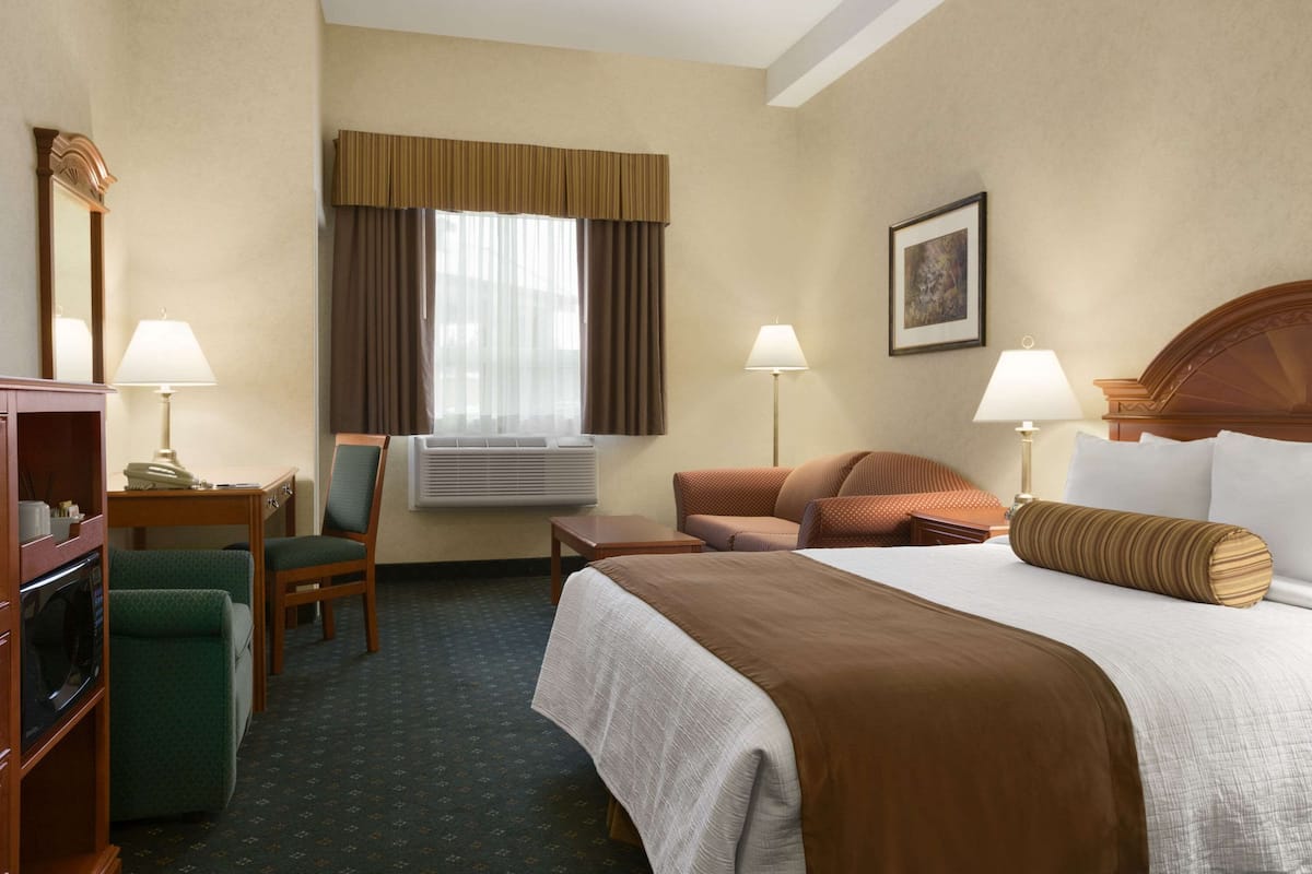 In-room safe, desk, blackout drapes, iron/ironing board