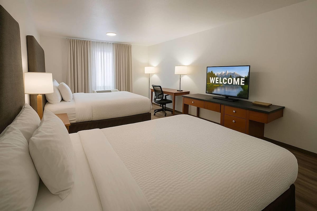 Pillow-top beds, in-room safe, individually furnished, desk