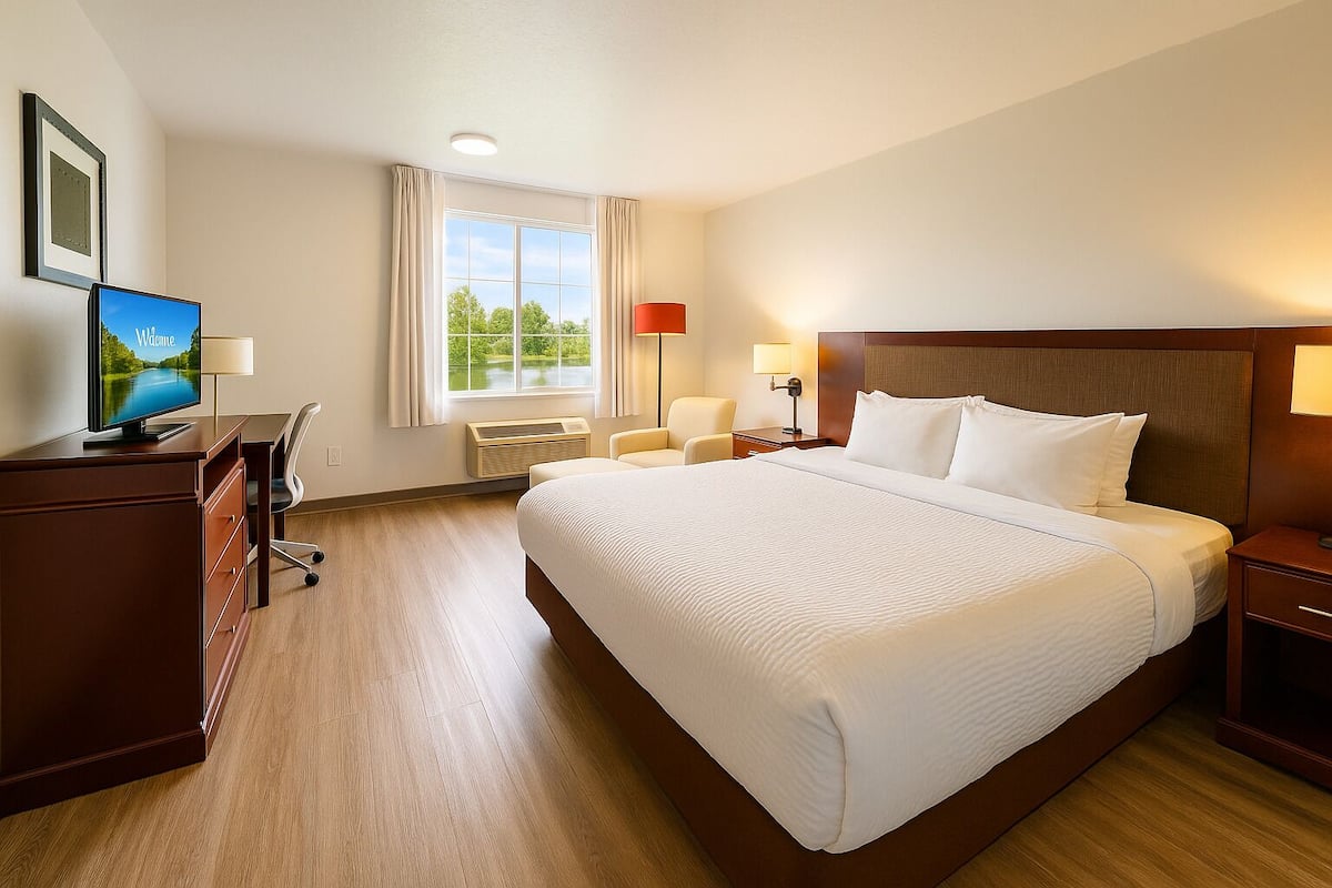 Pillowtop beds, in-room safe, individually furnished, desk