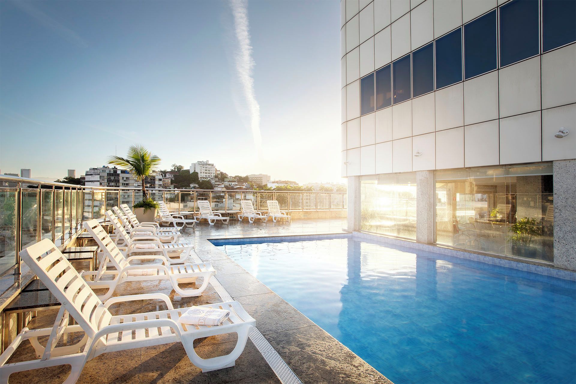 Rooftop pool