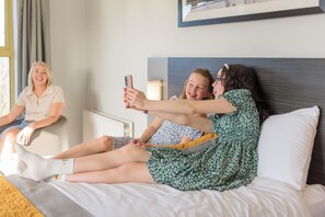 Biancheria da letto di alta qualità, una cassaforte in camera