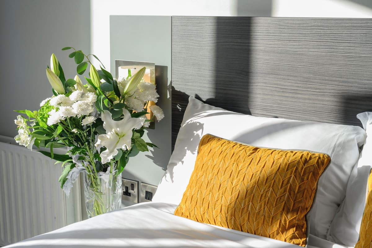 Premium bedding, in-room safe, desk, blackout curtains