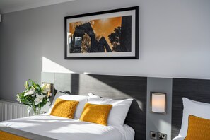 Biancheria da letto di alta qualità, una cassaforte in camera