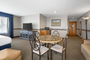 Suite, 1 King Bed, Non Smoking, Refrigerator & Microwave (with Sofabed) | Desk, laptop workspace, iron/ironing board, WiFi