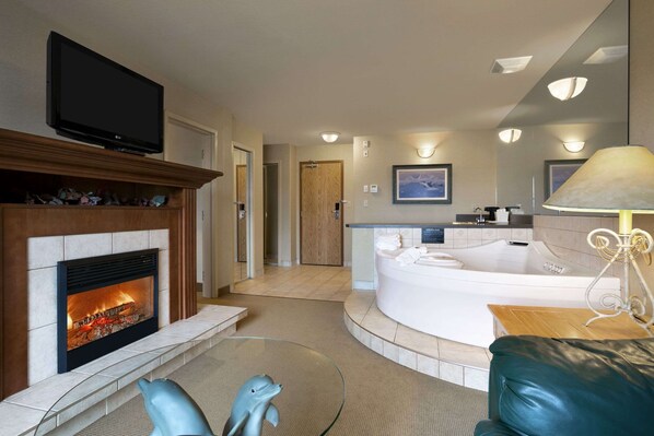 Caja de seguridad en la habitación y escritorio