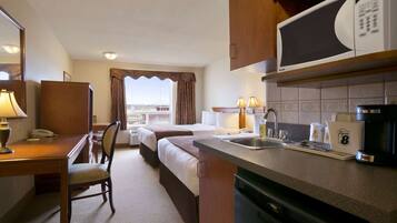 In-room safe, desk, iron/ironing board, free cribs/infant beds