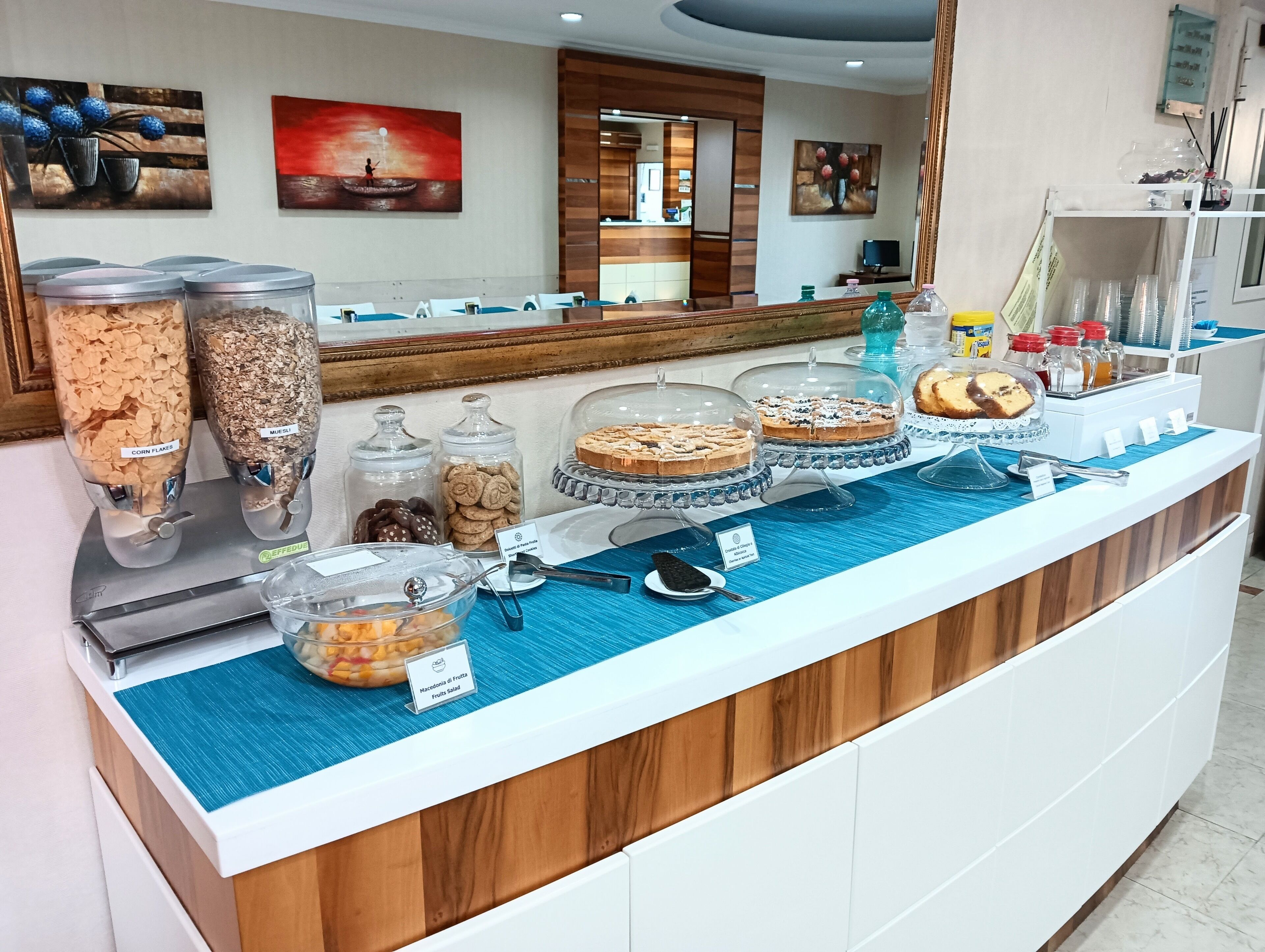 Daily buffet breakfast (EUR 5 per person)