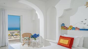 Chambre Double Confort, balcon, vue mer (Mediterranea)