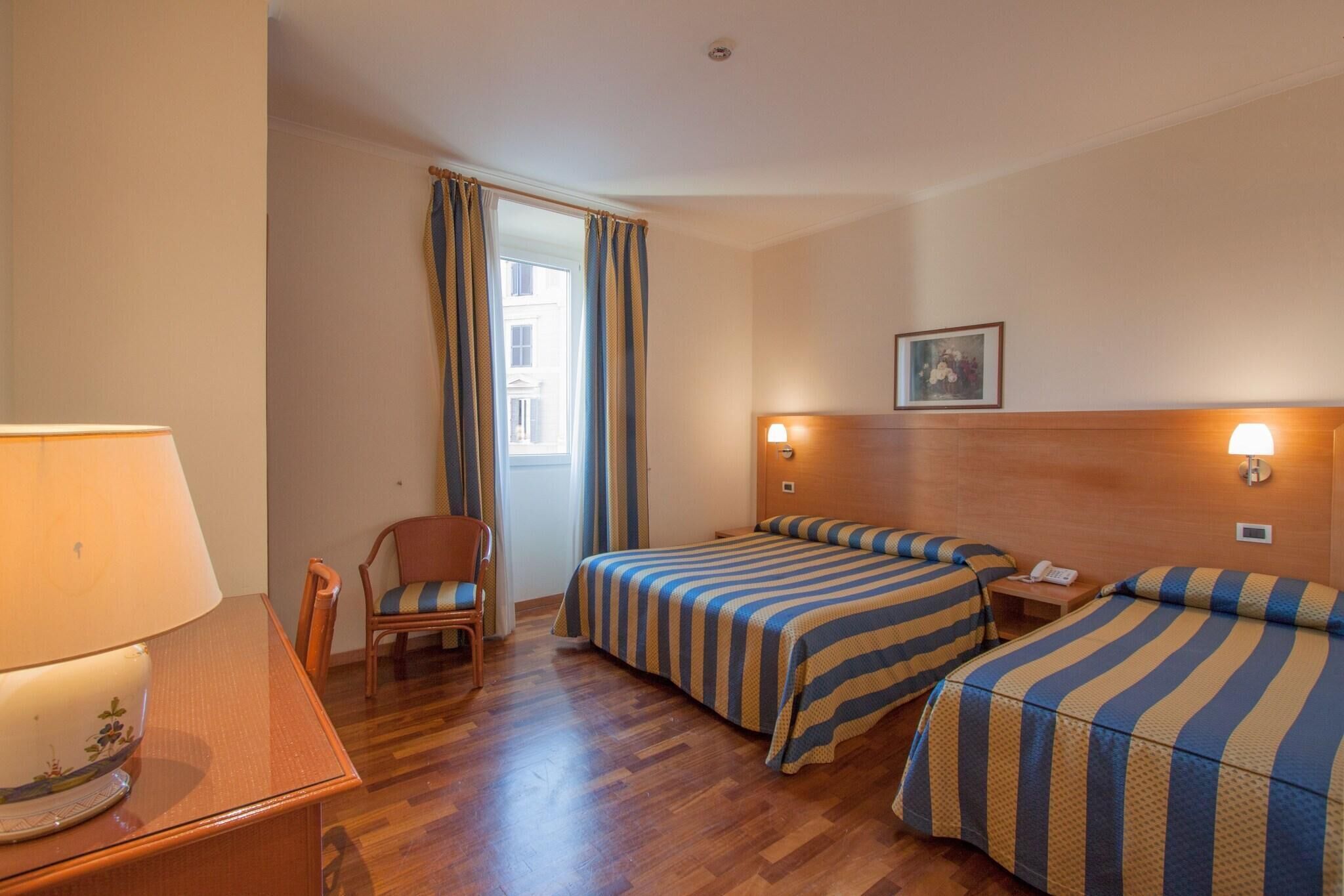 In-room safe, desk, soundproofing, cribs (free)
