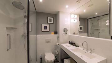 Free toiletries, hair dryer, towels, soap