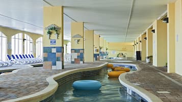 2 outdoor pools, sun loungers
