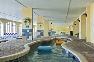 2 outdoor pools, sun loungers