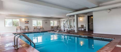 Indoor pool, outdoor pool