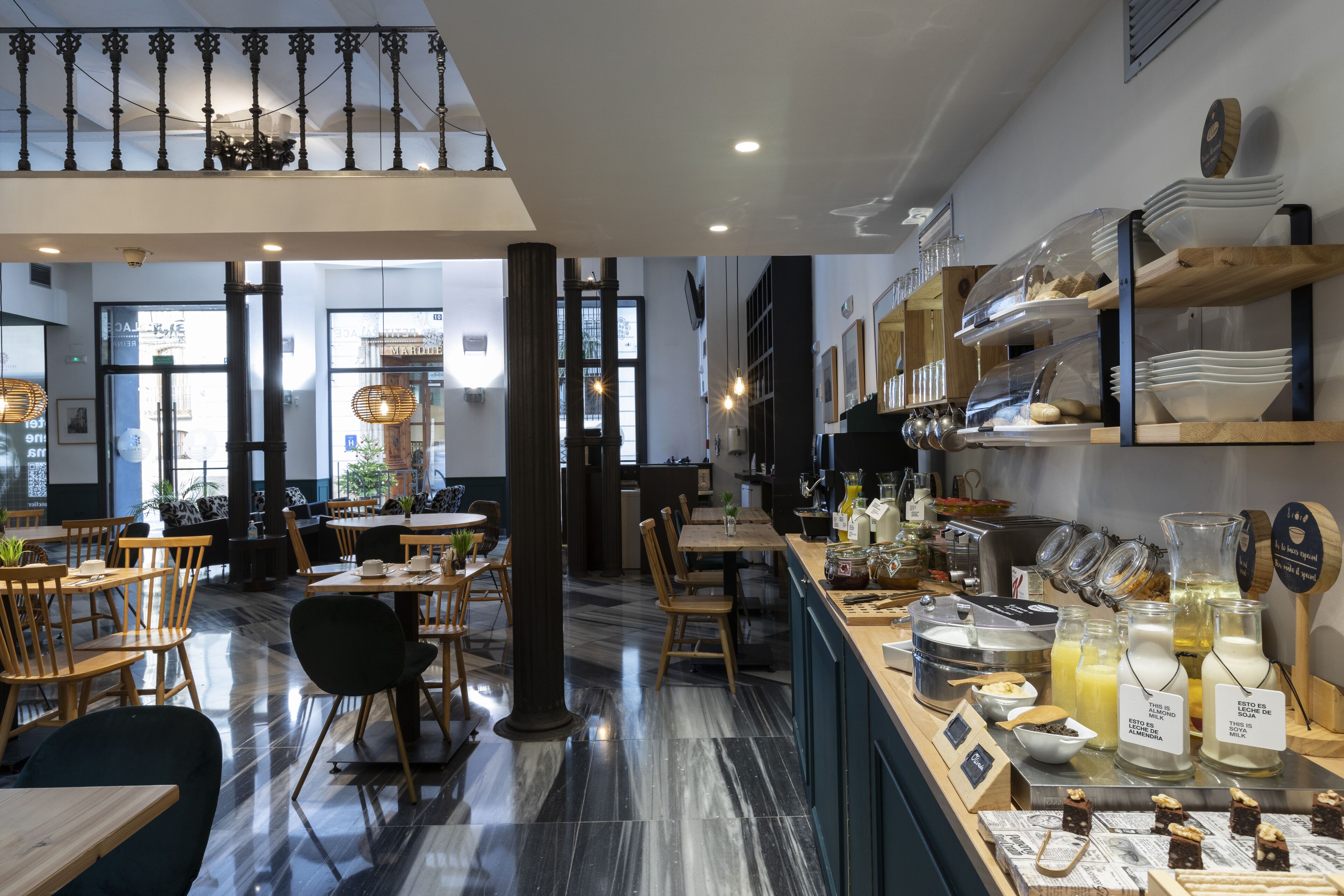 daily buffet breakfast (eur 16 per person)