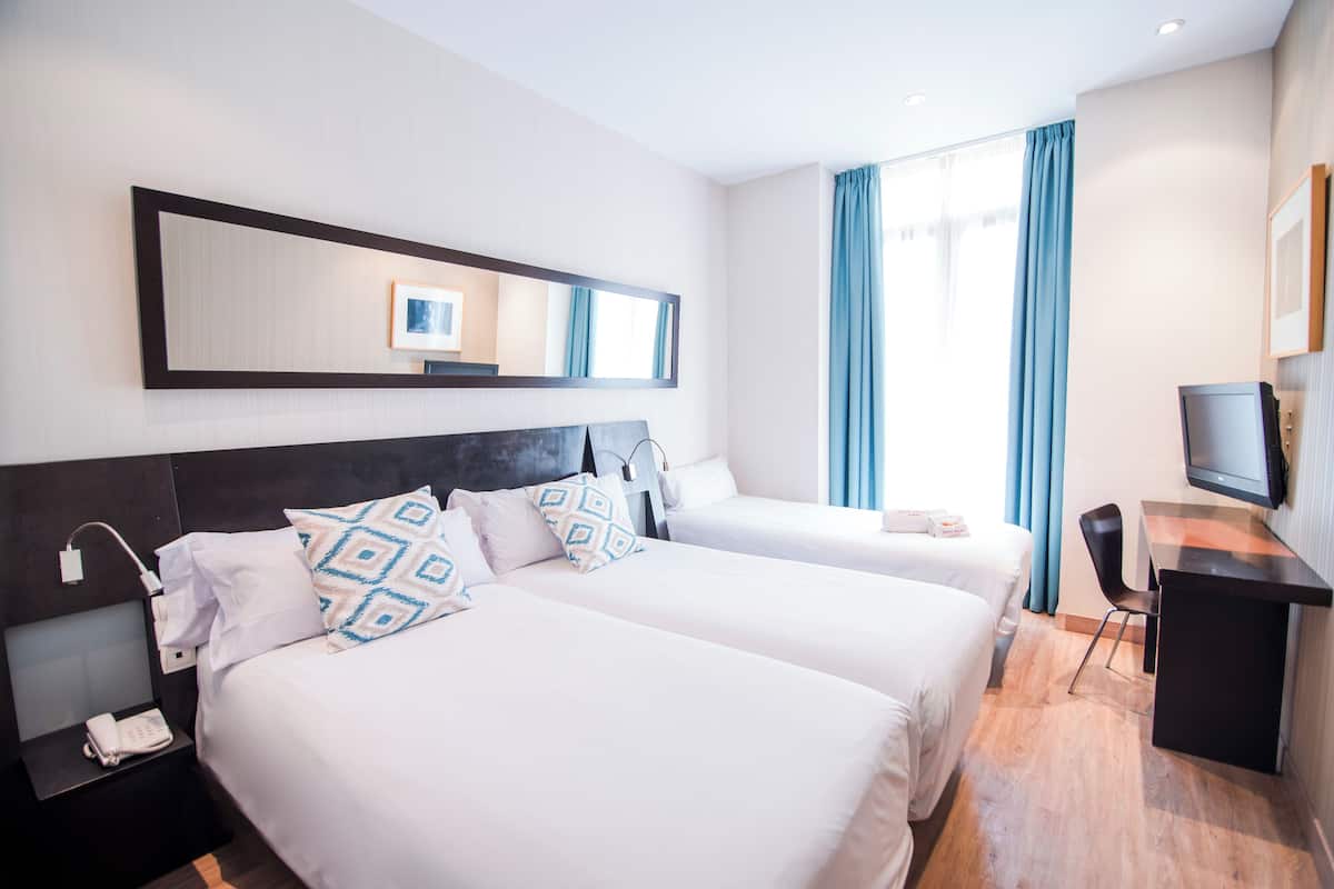 Minibar, in-room safe, desk, blackout curtains